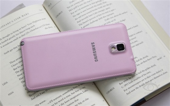 粉色版三星Galaxy Note 3真机图赏
