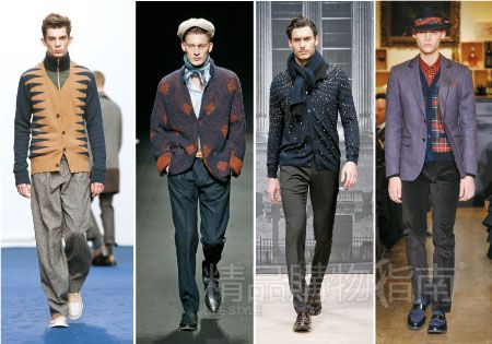 开春主打针织<em>开衫</em> <em>男士</em>衣柜的必备单品